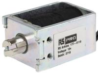 177-0116 RS PRO Linear Solenoid, 12 V dc, 37 x 20.3 x 26 mm