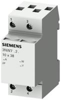 3nw7323 Siemens 20A Rail Mount Fuse Holder for 8 x 32mm Fuse, 2P, 400V