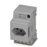 0804146 Phoenix Contact Mains Sockets, 10A, DIN Rail, 250 V