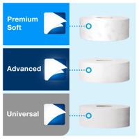 554000 Tork White Plastic Toilet Roll Dispenser, 133mm x 360mm x 437mm