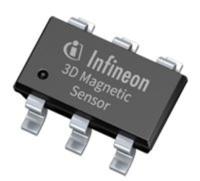 tle493dw2b6a0htsa1 Infineon 3-Axis Surface Hall Effect Sensor 2.8 V 24 V, I2C, TSOP, 6-Pin