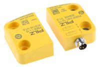 506411 Pilz Magnetic Non-Contact Safety Switch, 24V dc, Plastic Housing, 2NO, M8
