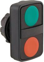zb5aa7340 Schneider Electric Harmony XB5 Series Green, Red Momentary Push Button Head, 22mm Cutout, IP67, IP69K