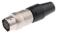 hr10a-7j-6s73 Hirose Circular Connector, 6 Contacts, Cable, Miniature Connector, Socket, Female, HR10 Series