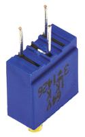 m64y102kb40 Vishay 64Y Series 19 (Electrical), 22 (Mechanical)-Turn Through Hole Trimmer Resistor with Pin Terminations, 1kΩ ±10%