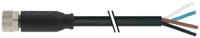 7000-08061-6110150 Murrelektronik Limited Female 4 way M8 to Free Cable End Sensor Actuator Cable, 1.5 m