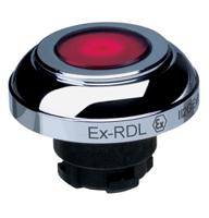 ex-rdlrt Schmersal EX-RDL Series Red Illuminated Momentary Push Button Head, 22.3mm Cutout, IECEx