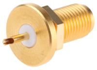 j01151a0021 Telegartner, Jack Panel Mount SMA Connector, 50Ω, Solder Termination, Straight Body