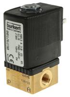 126190 Burkert Solenoid Valve , 2 Port, NC, 230 V ac 1/8 in G, 1/8 in G