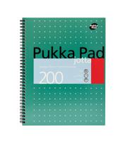 jm018 Pukka A4 Wirebound Hardcover Notepad, 100 Ruled Sheets