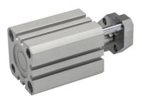 180-281 RS PRO Pneumatic Guided Cylinder - 25mm Bore, 25mm Stroke, Double Acting