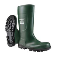 nb2kl0147 Dunlop Work-It Green Steel Toe Capped Unisex Safety Boot, UK 12, EU 47