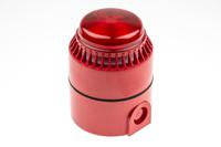 640451full-0079x Eaton Red Sounder Beacon, 18 → 24 V dc, IP55, IP65, Wall Mount, 101dB at 1 Metre