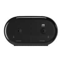 682008 Tork Black Plastic Toilet Roll Dispenser, 156mm x 221mm x 398mm
