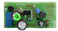 eval5br3995bzbuck1tobo1 Infineon EVAL_5BR3995BZ_BUCK1 Buck Converter for CoolSET ICE5BR3995BZ for Auxiliary Power Supplies, Industrial drives