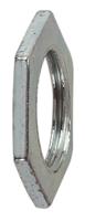 s-m50 Flexicon Locknut, Conduit Fitting, 50mm Nominal Size, M50 x 1.5, Plated Steel
