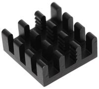 ick-bga-14x14 Fischer Elektronik Heatsink, Universal Square Alu, 29K/W, 14 x 14 x 6mm, Adhesive Foil, Conductive Foil