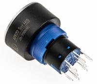 175-8327 RS PRO Illuminated Push Button Switch, Momentary, Panel Mount, 22.2mm Cutout, DPDT, Red LED, 250V ac, IP65