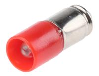 203-773 RS PRO Red LED Indicator Lamp, 28V ac/dc, Midget Groove Base, 6mm Diameter, 1750mcd