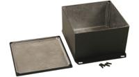 1590wkfbk Hammond 1590 Series Die Cast Aluminium Enclosure, IP65, Flanged, 81 x 125 x 125mm