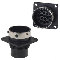 utg01823p Souriau Sunbank by Eaton Circular Connector, 23 Contacts, Flange, Standard Connector, Plug, Male, IP65, UTG Series