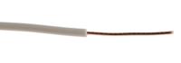 183-9225 RS PRO White 0.5mm² Hook Up Wire, 1/0.8 mm, 100m, PVC Insulation