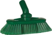 70672 Vikan Soft Bristle Green Scrubbing Brush, 44mm bristle length, Polyester, Polypropylene, Stainless Steel bristle