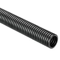 llpa-10a50 Flexible Conduit, 10mm Nominal Diameter, Nylon 6, Black