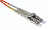 536-7134 RS PRO LC to LC Duplex Multi Mode OM2 Fibre Optic Cable, 50/125μm, Orange, 3m