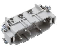 10170000 EPIC Heavy Duty Power Connector Insert, 35A, Male, H-BS Series, 6 Contacts