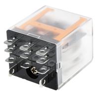 121-7819 RS PRO Plug In Power Relay, 230V ac Coil, 10A Switching Current, 3PDT