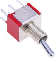 401-680 RS PRO Toggle Switch, PCB Mount, On-On, DPDT, Through Hole Terminal, 250V