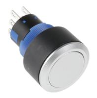175-8267 RS PRO Push Button Switch, Momentary, Panel Mount, 22.2mm Cutout, DPDT, 250V ac, IP65