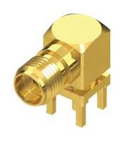 sma-j-p-gf-ra-sm1 Samtec, Jack PCB Mount SMA Connector, 50Ω, Surface Mount Termination, Right Angle Body