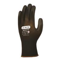 sky41 Skytec Basalt R Black Nylon Nylon Work Gloves, Size 11, Polyurethane Coating