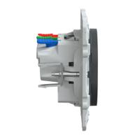 s340052c Schneider Electric Anthracite, 1 Gang, Ovalis C Series
