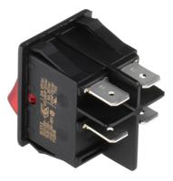 sx8211881g110000 Molveno Illuminated DPST, On-Off Rocker Switch Panel Mount