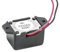724-3188 RS PRO 75dB Flange Mount Continuous Internal Magnetic Buzzer Component, 33.5 x 17 x 15.5mm, 6V dc Min, 8V dc Max