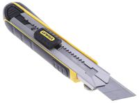 0-10-486 Stanley Safety Knife with Snap-off Blade, Retractable, 25mm Blade Length
