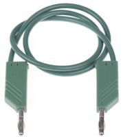 934060104 Hirschmann Test & Measurement Test lead, 16A, 60V dc, Green, 50cm Lead Length