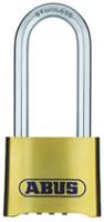 180ib50hb63 ABUS Combination Weatherproof Brass, Stainless Steel Weatherproof Padlock, 8mm Shackle, 53mm Body