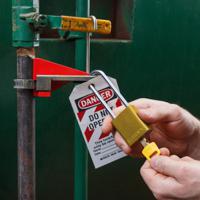 150345 Brady LOTO-99 Padlock Anodised Aluminium, Steel Safety Padlock, 6.35mm Shackle, 38.00mm Body