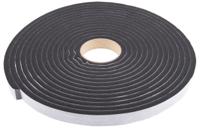 205-0906 RS PRO Black Foam Tape, 25.0mm x 10.0m, 10.0mm Thick