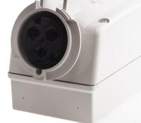 5613283 Scame Switchable IP67 Industrial Interlock Socket 2P+E, Earthing Position 6h, 32A, 250 V