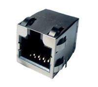 rje1a1885441 Amphenol Communications Solutions RJE1A Series Female RJ45 Connector, PCB Mount, Cat5e 1 Port 8P8C -Way