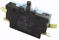 83240000 Crouzet Plunger Micro Switch, Tab Terminal, 6 A @ 250 V ac, DT-NO/NC, IP40