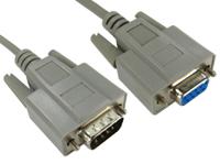 251-3278 RS PRO Male 9 Pin D-sub to Female 9 Pin D-sub Serial Cable, 2m