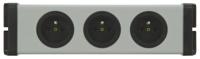 0200x02032308 Bodo Ehmann Type E - French 3 Gang Power Distribution Unit, 1.5m Cable, 16A, 250 V