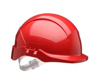 s08crf Centurion Safety Concept Core Red Safety Helmet, AdjustableVentilated