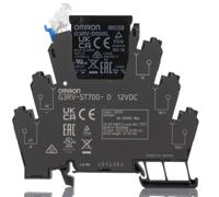 g3rv-st700-d-12vdc Omron G3RV-ST Series Solid State Interface Relay, 12 Vdc Control, 3 A Load, DIN Rail Mount